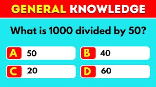 How Much Do You Really Know Take This 30Question General Knowledge Challenge [upl. by Pickar994]