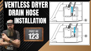 Samsung Ventless Dryer Drain Line Installation  PropStyle 2023 [upl. by Notsirt]