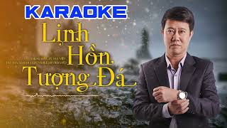 KARAOKE Linh Hồn Tượng Đá  Tone nam  Sỹ Nguyên  Mai Bích Dung [upl. by Ennove]