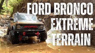 Ford Bronco Extreme Terrain broncoraptor bronco hbr1001 trx4bronco BerylRc [upl. by Aicirt54]