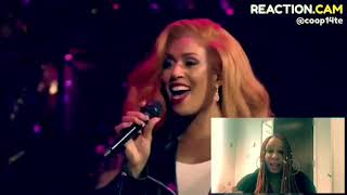 Didn’t We Almost Have It All cover sung by Glennis Grace in concert 2018 reaction video [upl. by Ihab615]