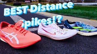 2024 Track Spikes Comparison  ASICS Metaspeed LD Nike Dragonfly Adidas Avanti TYO [upl. by Niuq873]