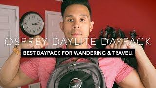 Osprey Daylite Review  BEST DAYPACK BACKPACK FOR WANDERING amp TRAVEL [upl. by Lihka]