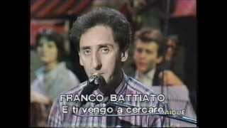 Franco Battiato in E ti vengo a cercare Live con Orchestra diretta da Giusto Pio [upl. by Etnoed]