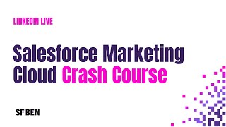 Salesforce Marketing Cloud Crash Course [upl. by Lemart971]