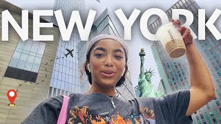 NYC Vlog First time in NEW YORK  solo trip exploring attractions parks boroughs [upl. by Dlorrej]