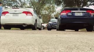 8th Gen Civic r18 Yonaka exhaust VS Stock exhaust 0611 [upl. by Britteny213]