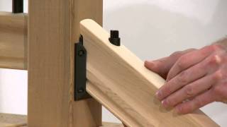 How to Install a Rail Simple Traditional Stair Railing Kit [upl. by Aikemaj]