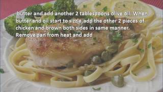 Chicken Piccata Giada De Laurentiis recipe [upl. by Albemarle758]