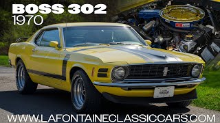 1970 Ford Mustang Boss 302 FOR SALE  4CM023P [upl. by Lerad229]