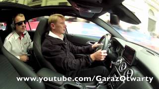 Verva Street Racing 2012  Mika Häkkinen driving new Mercedes AClass onboard [upl. by Odnanref]