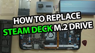 How to Upgrade Your Steam Deck Easy M2 SSD Replacement Tutorial [upl. by Lewendal560]