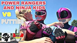 Power Rangers and Ninja Kids vs Putties [upl. by Oeht]