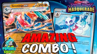 GRENINJA ex  Beat the Best Decks In Format With This FROSLASS Combination TWILIGHT MASQUERADE [upl. by Palila]