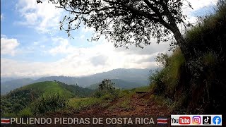 Buscando minerales y piedras preciosas en un cerro de Costa Rica [upl. by Jakie]