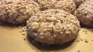 Only with a Few ingredients Easy Sesame Cookie Recipe [upl. by Ajnot]