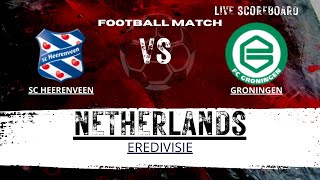 SC Heerenveen vs Groningen NETHERLANDS Eredivisie LIVESCORE [upl. by Shauna]