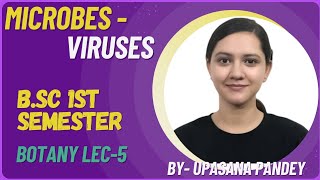 Lytic Cycle part 1  Life cycle of Bacteriophage viruses Microbes  BSc 1st semester Botany [upl. by Diva]