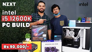 Intel Core i5 12600k PC Build in India 2022  Intel 12th gen PC Build  Gaming PC Build Under 1 Lakh [upl. by Enimassej425]