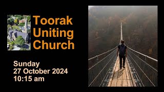 Toorak Uniting Church  Worship Service  27 October 2024 [upl. by Valeda973]