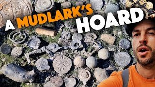 A HOARD of 350 YEAROLD relics found on the Thames foreshore whilst Mudlarking [upl. by O'Grady633]