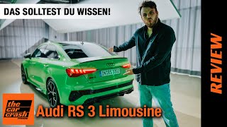 Audi RS 3 Limousine 2021 Der LETZTE 5Zylinder 💚 Review  Test  Preis  400 PS  Sound  Sedan [upl. by Stilwell]