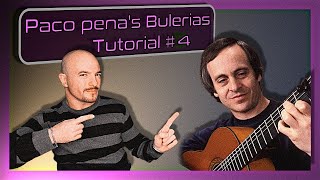 Bulerias guitar Tutorial by Paco Pena part 4 [upl. by Yleak]