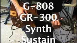 Roland GR300 G808 Guitar Synthesizer  Pat Metheny Tone [upl. by Ecnal]