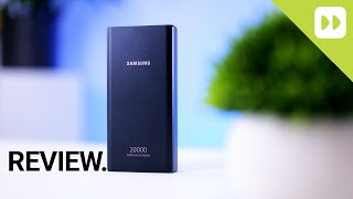 Official Samsung 20000 mAh USBC Power Bank review [upl. by Helene]