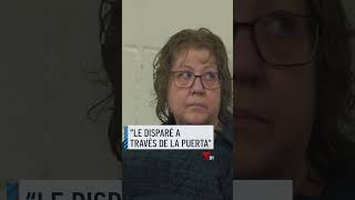 “Le disparé a través de la puerta” revelan llamada al 911 de acusada de matar a vecina [upl. by Norvell]