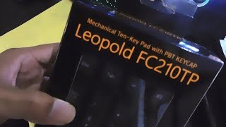 Unboxing Leopold FC210TP Cherry MX Red Switch [upl. by Ahsatan]