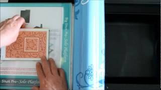 How to Use Cuttlebug Emboss Plus folders in Sizzix Big Shot PRO [upl. by Mali]