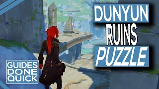 Genshin Impact Dunyu Ruins Puzzle Guide [upl. by Einnus]