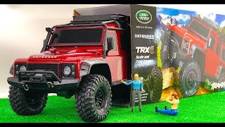 TRAXXAS TRX4 Unboxing Land Rover Defender [upl. by Katine413]