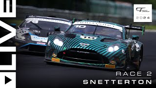 LIVE  Race 2  Snetterton  British GT 2024 [upl. by Helen]