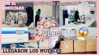 FebVlog5 Estoy Muy Nerviosa Llegaron los muebles Nuevos Para Sala Asi pase el dia NadyVlogs [upl. by Ewold]