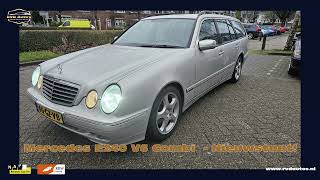 RVD Autos  Mercedes E240 V6 Combi  Automaat  Youngtimer  7 Persoons [upl. by Iam]