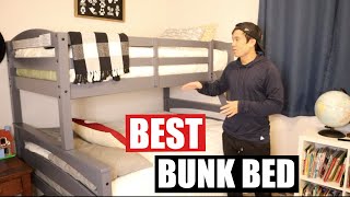 DOREL TWIN OVER FULL BUNK BED REVIEW  SOLID WOOD  AMAZON BUYS [upl. by Truk]