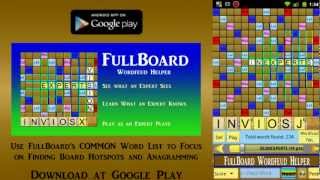 FullBoard Wordfeud Helper App for Android™ [upl. by Foah]