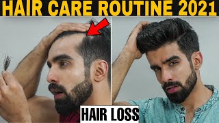 AFFORDABLE HAIR CARE ROUTINE for HAIR LOSS amp DANDRUFF HAIR FALL SOLUTION  HAIR THINNING HINDI [upl. by Akyeluz]