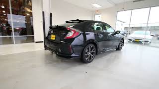 2018 Honda Civic Sport  Crystal Black Pearl  JU205265  Seattle  Sumner [upl. by Peck]