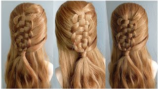 Distinctive hairstyle for girls  Hairstyles for school  and university  Easy and fast [upl. by Sivel506]