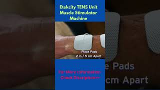 Etekcity TENS Unit Muscle Stimulator Machine [upl. by Archer632]