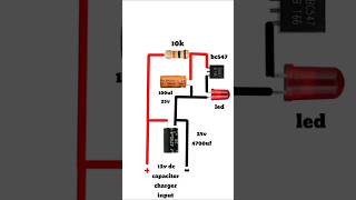 12 volt LED flasher15v led flashing light circuitshortsfeed youtubeshorts viralshorts [upl. by Greenwood]