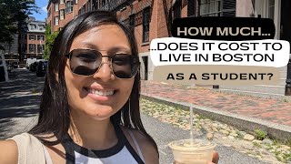 how much i spend as a student living in Boston [upl. by Ecilef759]