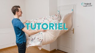 Hopoli l’enfilecouette – Tutoriel pour changer la housse de couette [upl. by Assillam]