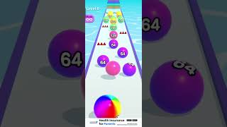 Ball Run 2048 Gameplay shorts Gameplay 5 [upl. by Atnim]