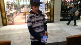 Some kid doing crazy card tricks at the mall [upl. by Dat116]