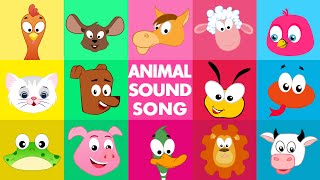 Animal sound song  Nursery Rhyme Videos For Toddlers  Cartoon Songs For Babies by Kids Tv [upl. by Sondra982]