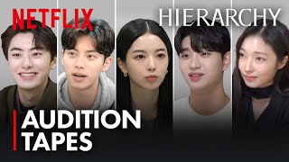 Cast audition tapes for Hierarchy  Netflix ENG SUB [upl. by Ewell]